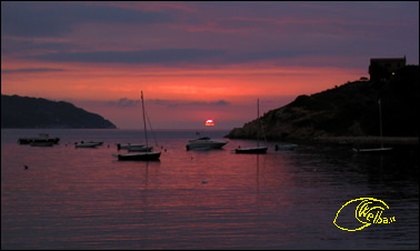 Tramonto nel Golfo di Procchio